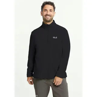 Jack Wolfskin Taunus 100 Halbreißverschluss-sweatshirt Schwarz 2XL