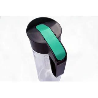 Cucina Sana Karaffe mit Fruchteinsatz 2L – Wasserkaraffe mit Deckel und Einsatz, Infused Water Pitcher aus Tritan, 100% BPA-frei – spülmaschinenfest (mint)