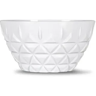 Sagaform Picknick Schüssel 4er Set aus Acryl in der Farbe Weiß mit einem Volumen von 600ml, 13x7cm, 5018172