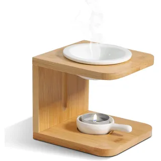 ComSaf Duftlampe für Ätherische Öle,Duftöl Lampe,Duftlampe Teelicht mit Teelichtlöffel für Wachs, Zuhause, Dekoration, Yoga, Schlafzimmer