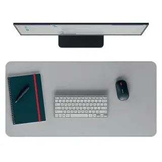 Leitz Schreibtischunterlage groß grau Kunststoff 80,0 x 40,0 cm, 1 St.