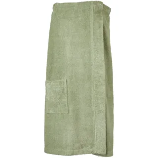 Schiesser Sarong "Saunakilt Turin für Damen in angesagter Reiskornoptik" 1 Stk. OEKO-TEX MADE IN GREEN, grün