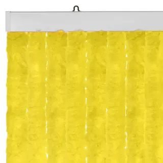 Türvohang Flauschvorhang viele Farben Größen Fliegen Insektenschutz Camping Wohnwagen - gelb - 56 - 100 cm X 185 - 220 cm X 185 - 220 cm