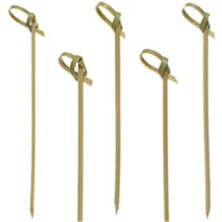 Papstar Fingerfood-Spieße Knoten 6 cm Bambus 250 Stück