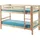 Etagenbett lackiert beige