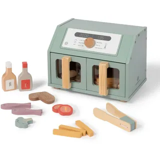 Musterkind Kinderküchenzubehör , Salbeigrün , Holz , 18x18x25 cm , unisex , EN 71, CE, FSC 100% , Spielzeug, Holzspielzeug