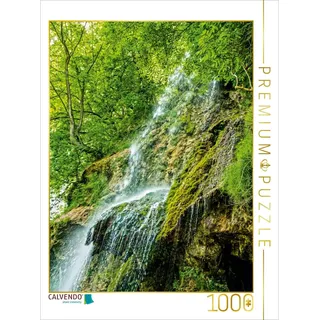 CALVENDO Puzzle Wasserfälle in Deutschland, Frankreich und auf den Britischen Inseln 1000 Teile Lege-Größe 48 x 64 cm Foto-Puzzle Bild von Mark Bangert