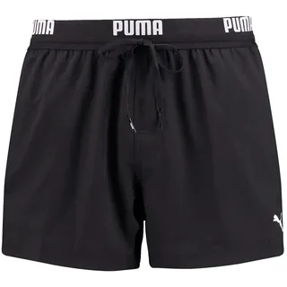 Puma Badeshorts Logo Schwarz M
