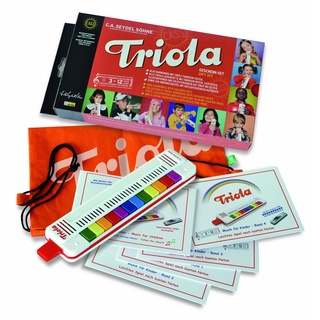 Triola by Seydel Triola-Komplettes Geschenkpaket mit 5 Notenheften Musizieren mit bunten Noten und Tasche