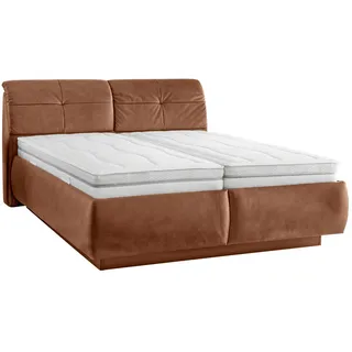 Beldomo - Sleep Polsterbett , Braun , Textil , massiv, Schichtholz , H3 + H4 , Höhe ca. 26 cm , 180x200 cm , Goldenes M, Made in Eu , Bezug abnehmbar/waschbar, für verstellbare Lattenroste geeignet, Tragegriffe, atmungsaktiv,Bettkasten, gepolstertes Kopfteil, Stoffauswahl, in verschiedenen Größen erhältlich, Matratze in verschiedenen Härtegraden erhältlich,Federleisten mit Duokappen, individuelle Liegehärteeinstellung, verstellbar , Schlafzimmer, Betten, Polsterbetten