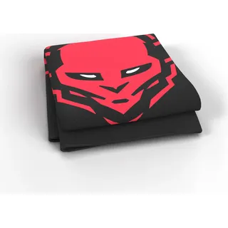 Diablo Kuscheldecke Tagesdecke Wohndecke Decke Gaming Weich Warm 150 cm x 180 cm, Farbe: Schwarz-Rot - Schwarz