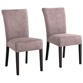 Home Affaire Esszimmerstuhl Queen rosa 4er Set