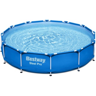 BESTWAY Steel Pro Frame Pool Set 366 x 76 cm inkl. Filterpumpe