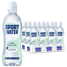 Sportwater Erfrischendes Zero Sugar Sportwasser, Lime Cactus, 12x50 ml