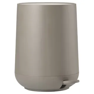 Zone Denmark Nova Mülleimer fürs Bad, Kosmetikeimer, Abfalleimer fürs Badezimmer, Durchm. 23 cm, Höhe 29 cm, Fassungsvermögen 5 Liter, Taupe