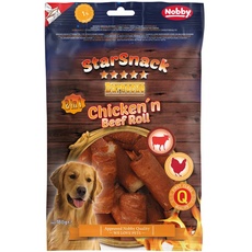 Nobby StarSnack Barbecue Chicken ́n Beef Roll 1 Packung (1 x 180 g)