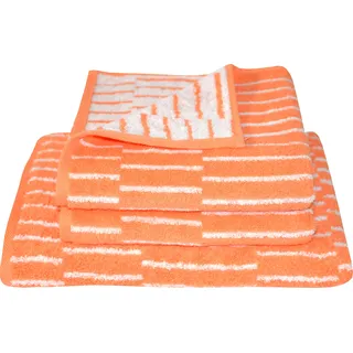 Dyckhoff New Coral Panels Handtuchset 3-tlg. orange