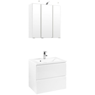 Held Badezimmer Cardiff ca. 60 cm Weiß mit LED