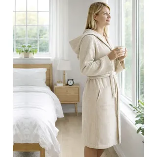 framsohn frottier Bademantel Waffelpiqué Beige S