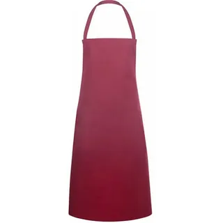 Karlowsky Fashion GmbH Karlowsky BLS 3 PURE Latzschürze BASIC, 65% Polyester/35% Baumwolle, Bordeaux, Einheitsgröße, Einheitsgröße, 75cm x 100cm