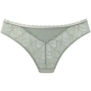 LASCANA Stringpanty »Alicia« aus dezent transparenter Spitze, grün
