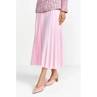 RICHROYAL Plisseerock mit elastischem Bund, rosa