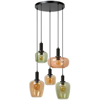 LUCIDE Led-Pendelleuchte Ilona, Glas 65x174x65 cm RoHS, Reach, Europäischer Sicherheitsstandard, höhenverstellbar, beliebig kürzbar, Nur In Filialen Erhältlich