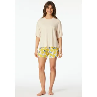 SCHIESSER Casual Fashion Pyjama-Shorts Beige 40