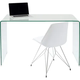 Kare Schreibtisch Transparent Glas