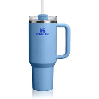 Stanley Quencher H2.O FlowStateTM Tumbler Edelstahlbecher mit Strohhalm groß Blue Sky 1180 ml