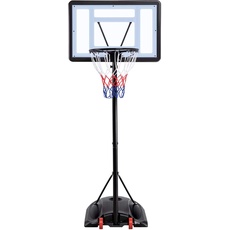 Yaheetech Basketballständer Basketballkorb mit Rollen Basketballanlage Höhenverstellbar Korbanlagen Outdoor Korbanlage