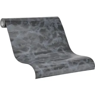 Schöner Wohnen Vliestapete Marmoroptik, schwarz/grau