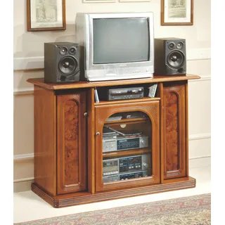 Brauner TV-Schrank Luxus Sideboard Kommode Wohnzimmermöbel Schränke Regale Holz - Braun