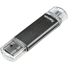 Bild von FlashPen Laeta Twin 128 GB grau USB 2.0 00114872