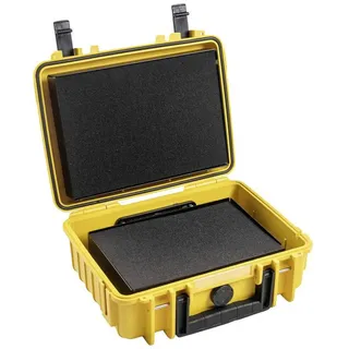 B&W International B & W International Akku-Transportkoffer BATTERY.CASE 908.08 (B x H x T) 270 x 215 x 105 mm Gelb/Sc