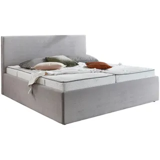 Boxxx Polsterbett , Hellgrau , Textil , 180x200 cm , Schlafzimmer, Betten, Polsterbetten