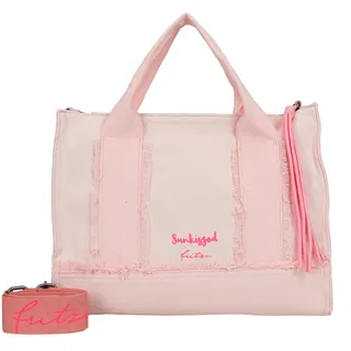 Fritzi aus Preußen Washed Denim Shopper Washed Rose Baumwolle Rosa