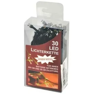 Innen LED Lichterkette 30 Lichter batteriebetrieben Lichternetz Weihnachten