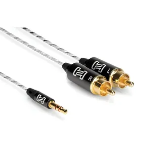 Hosa IMR-010, Drive Stereo Breakout Cable, 3.5 mm TRS to Dual RCA, 10 ft