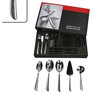 35tlg Twist Komplett-Besteck-Set inkl Anlegeteile 6 Pers. Messer Gabel Löffel