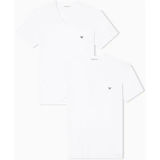 Emporio Armani Herren Core Logoband 2-Pack T-Shirt T-Shirt mit V-Ausschnitt, 2er-Pack (2er Pack)