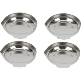 4 Stück Waagschale aus Edelstahl Küchenwaage Waagenschale elektronisch Werkzeug Messbecher Wiegeschale Mini-Elektronikwaage mischen Epoxidharz wählen