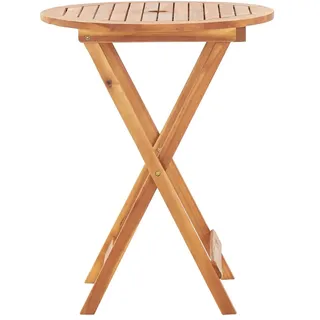 vidaXL Klapptisch Ø 60 x 75 cm braun