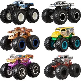 HOT WHEELS Monster Trucks 2er-Pack (verschiedene Ausführungen) FYJ64