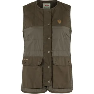 Fjällräven Forest Wool Padded W Sports Vest, Dunkles Olivgrün, L