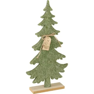 Filz-Tannenbaum Deko mit Frohes-Fest-Anhänger für stilvolle Weihnachtsdeko