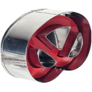 Westmark Brezel mit Auswerfer, Edelstahl, Silber, 6,4 x 4,4 x 3,8 cm, 448603