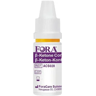 Fora β-Keton-Kontrolllösung (4 ml) - Diabetes Qualitätskontrolle für Zuhause 1 St
