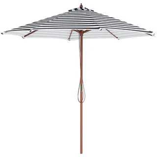 Beliani Ferentillo Ø 245 cm Schwarz/Weiß