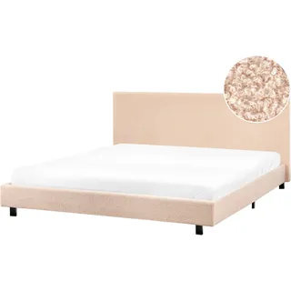 Beliani Polsterbett Beige